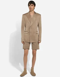 Silk duchesse shorts