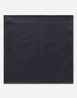 Silk jacquard pocket square with DG logo