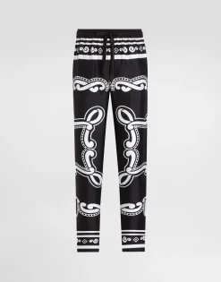 Silk pajama pants