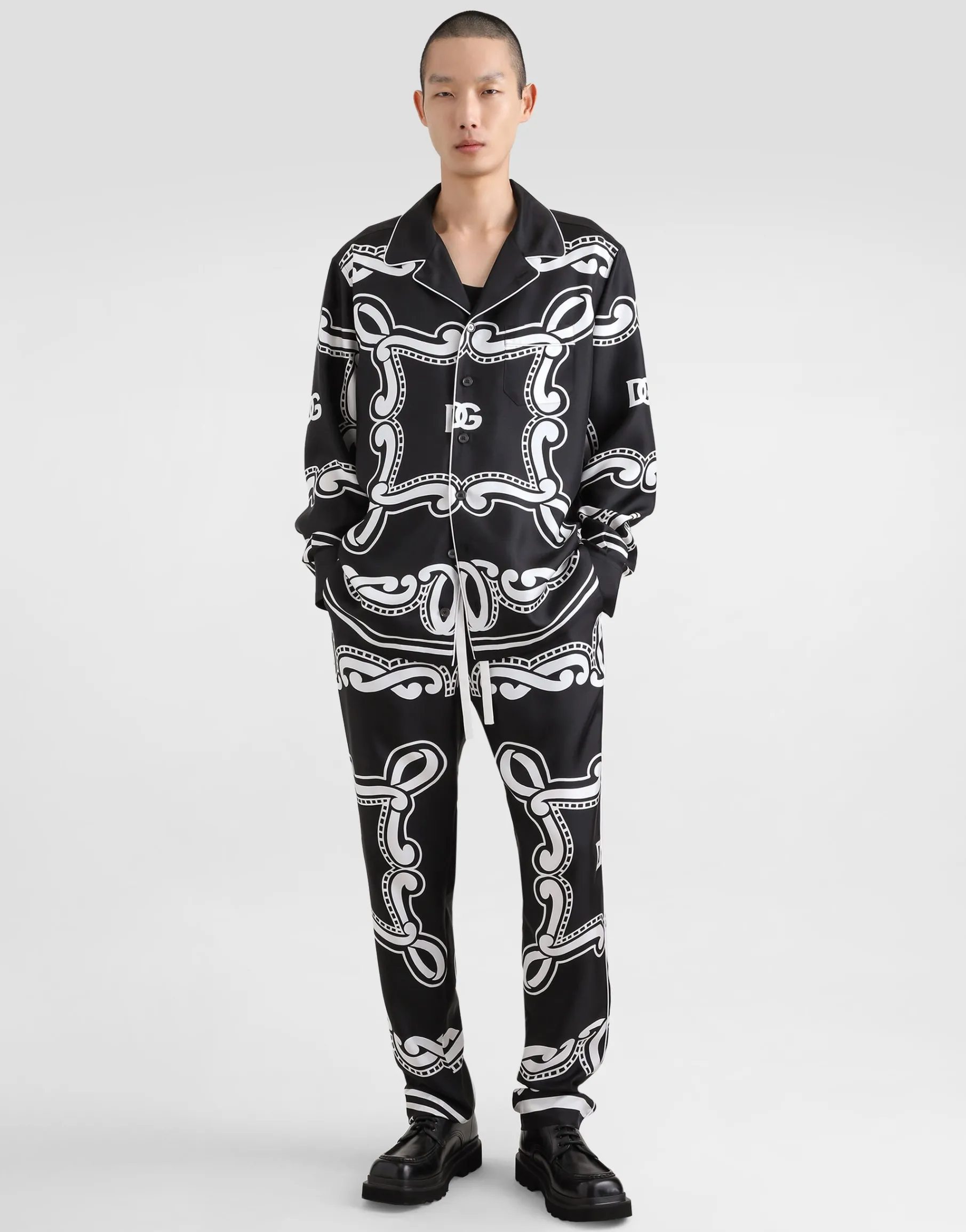 Silk pajama pants