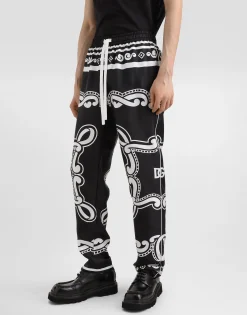 Silk pajama pants