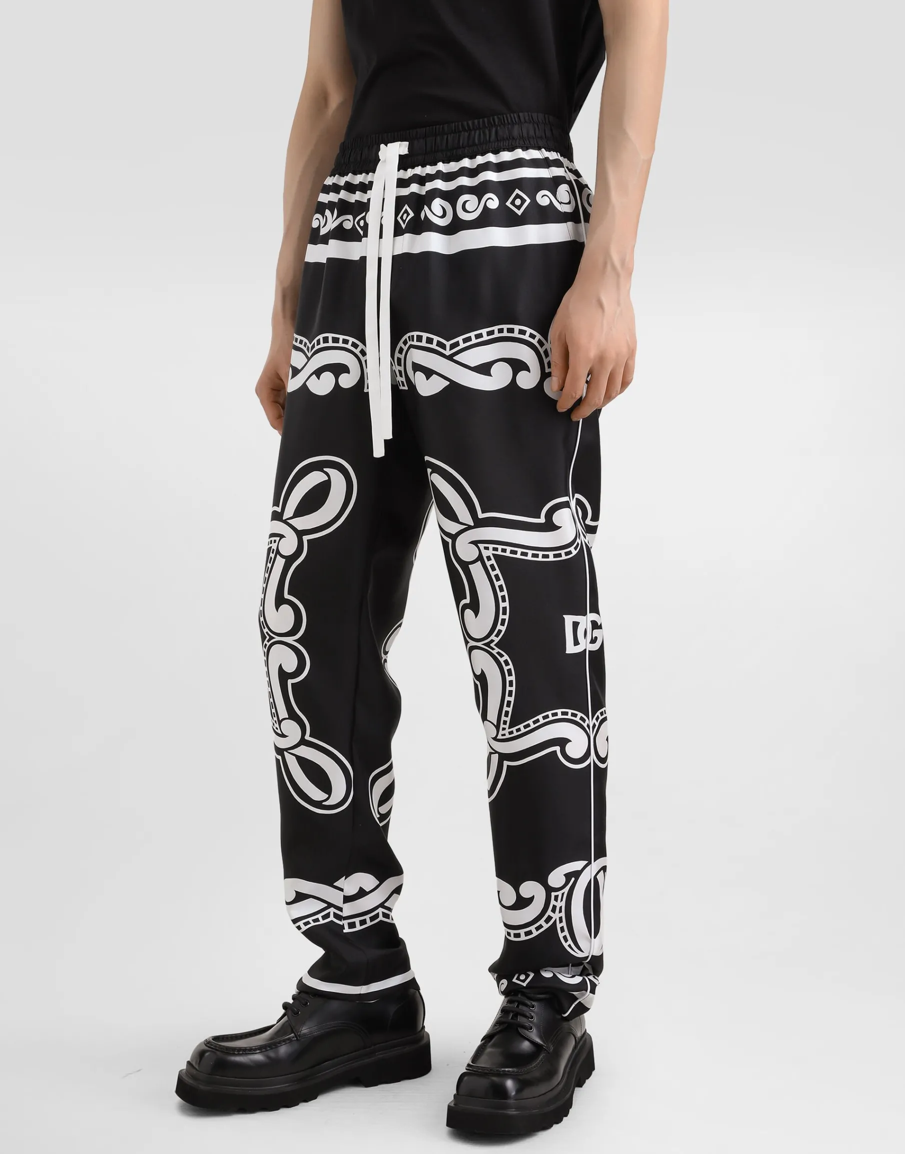 Silk pajama pants
