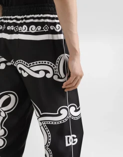 Silk pajama pants