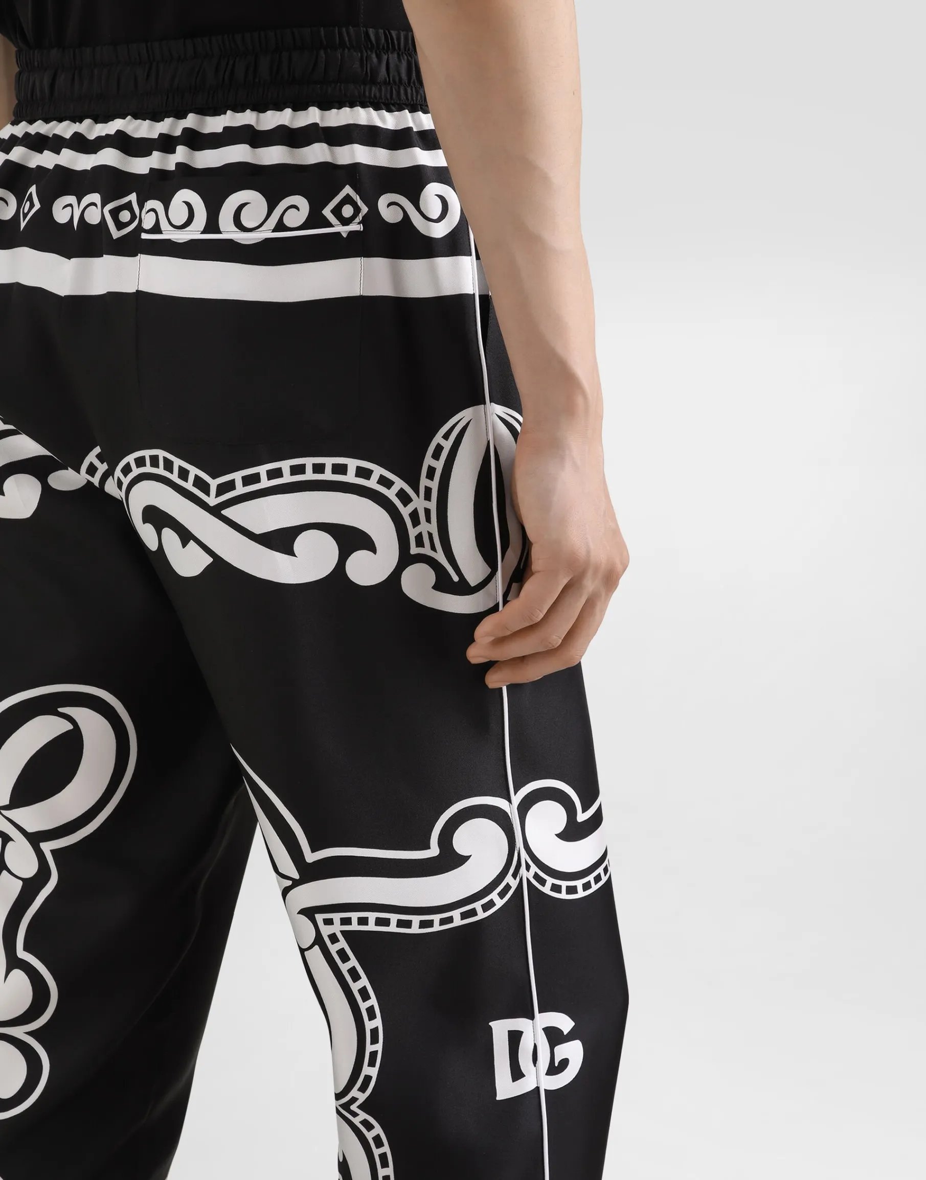 Silk pajama pants