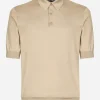 Silk polo-shirt