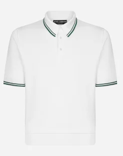 Silk polo-shirt