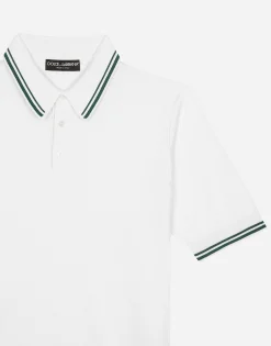 Silk polo-shirt