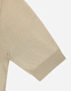 Silk polo-shirt