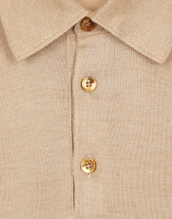 Silk polo-shirt