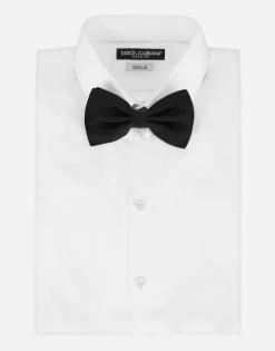 Silk satin bow tie