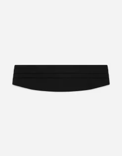 Silk satin cummerbund