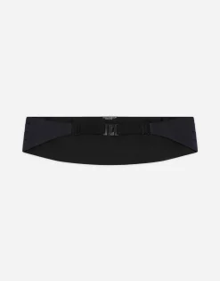 Silk satin cummerbund