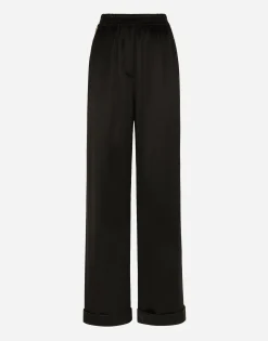 Silk satin pajama pants