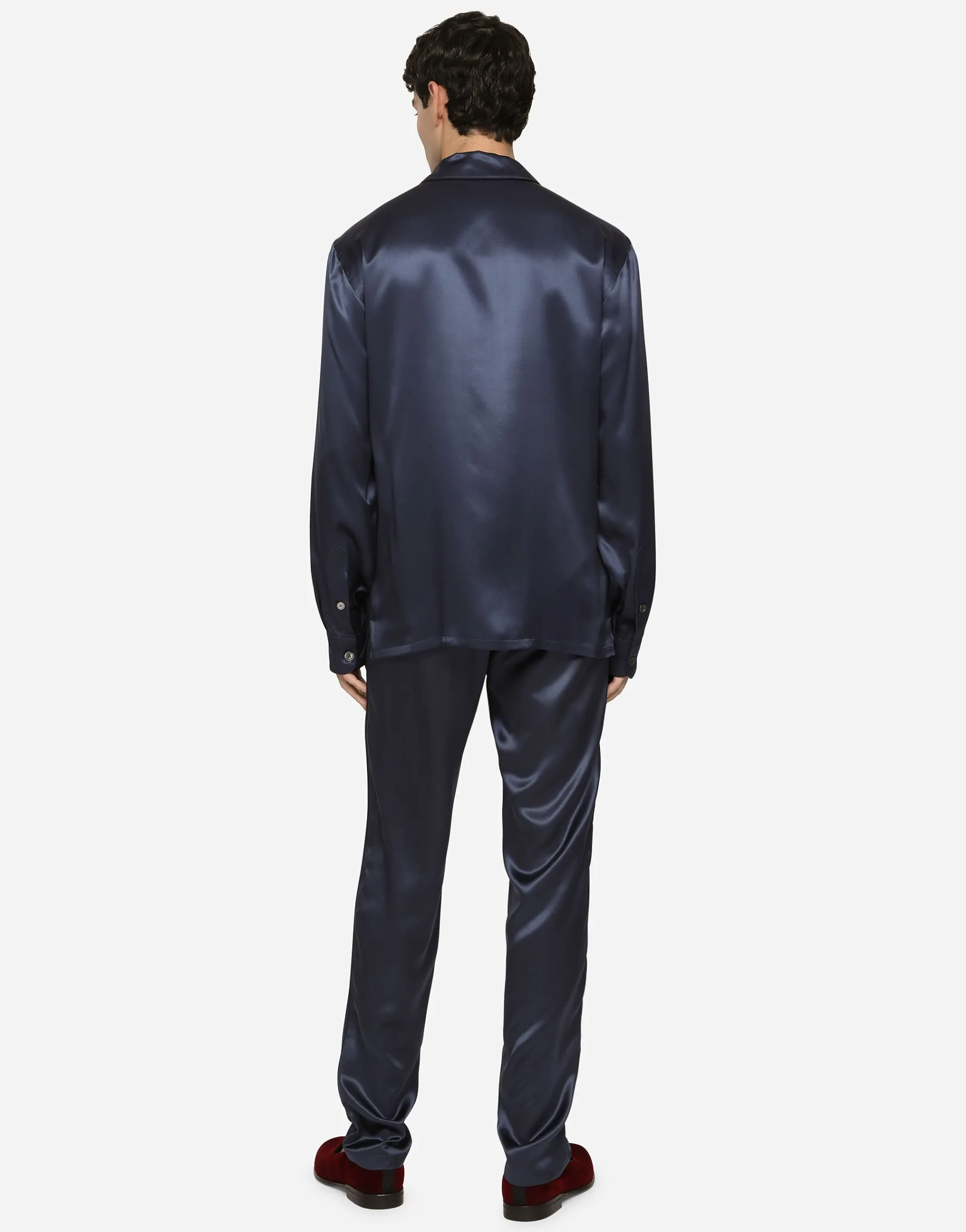 Silk satin shirt