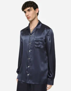 Silk satin shirt