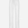 Silk shantung pants