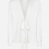 Silk shirt with pussy-bow detail