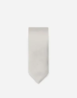 Silk tie with DG logo