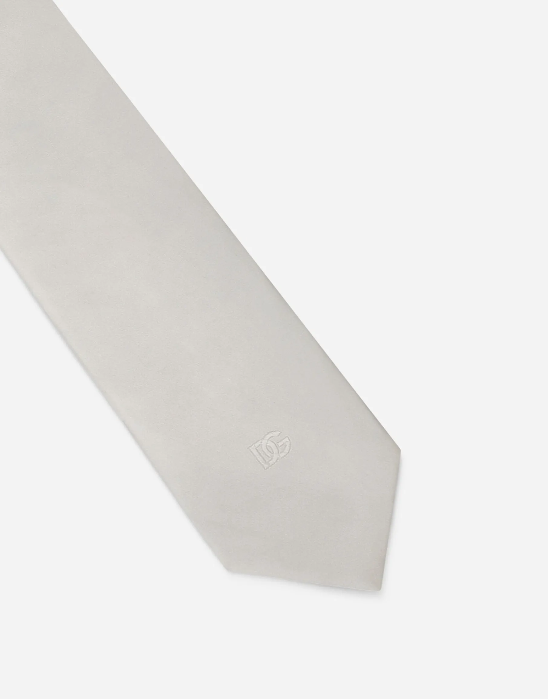 Silk tie with DG logo