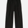 Silk twill pajama pants with DG embroidery