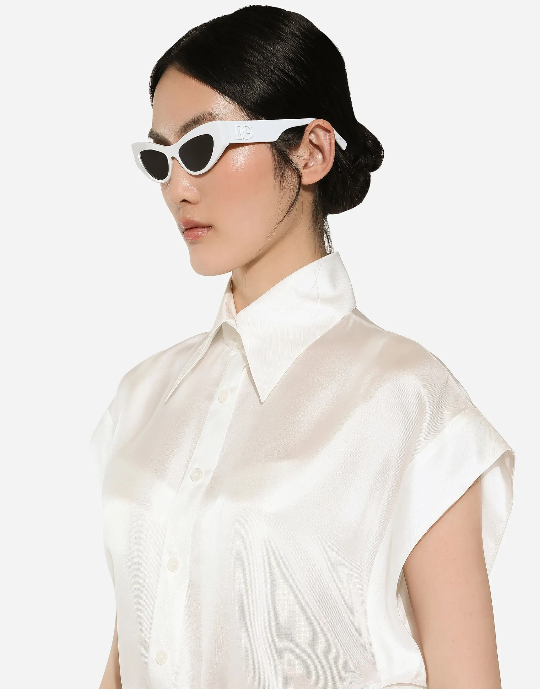 Silk twill shirt