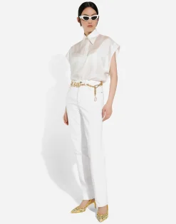 Silk twill shirt