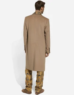 Silk twill shirt with seat print