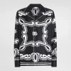 Silk vanity shirt with bandanna print