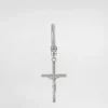 Single stud earring with “DNA” cross