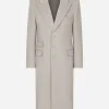 Single-breasted double cashmere coat