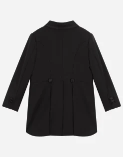 Single-breasted evening suit in stretch woolen fabric