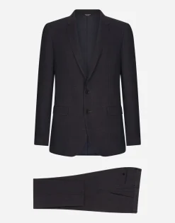 Single-breasted glen plaid Martini-fit suit