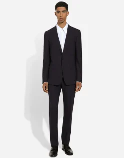 Single-breasted glen plaid Martini-fit suit