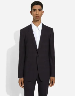 Single-breasted glen plaid Martini-fit suit
