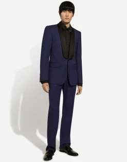 Single-breasted jacket with shawl collar
