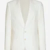 Single-breasted linen Sicilia-fit jacket