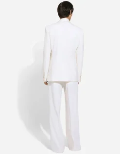 Single-breasted Martini-fit jacket with embroidery