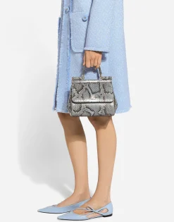 Single-breasted raschel tweed coat