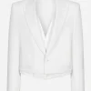 Single-breasted Sicilia-fit jacket with faux vest