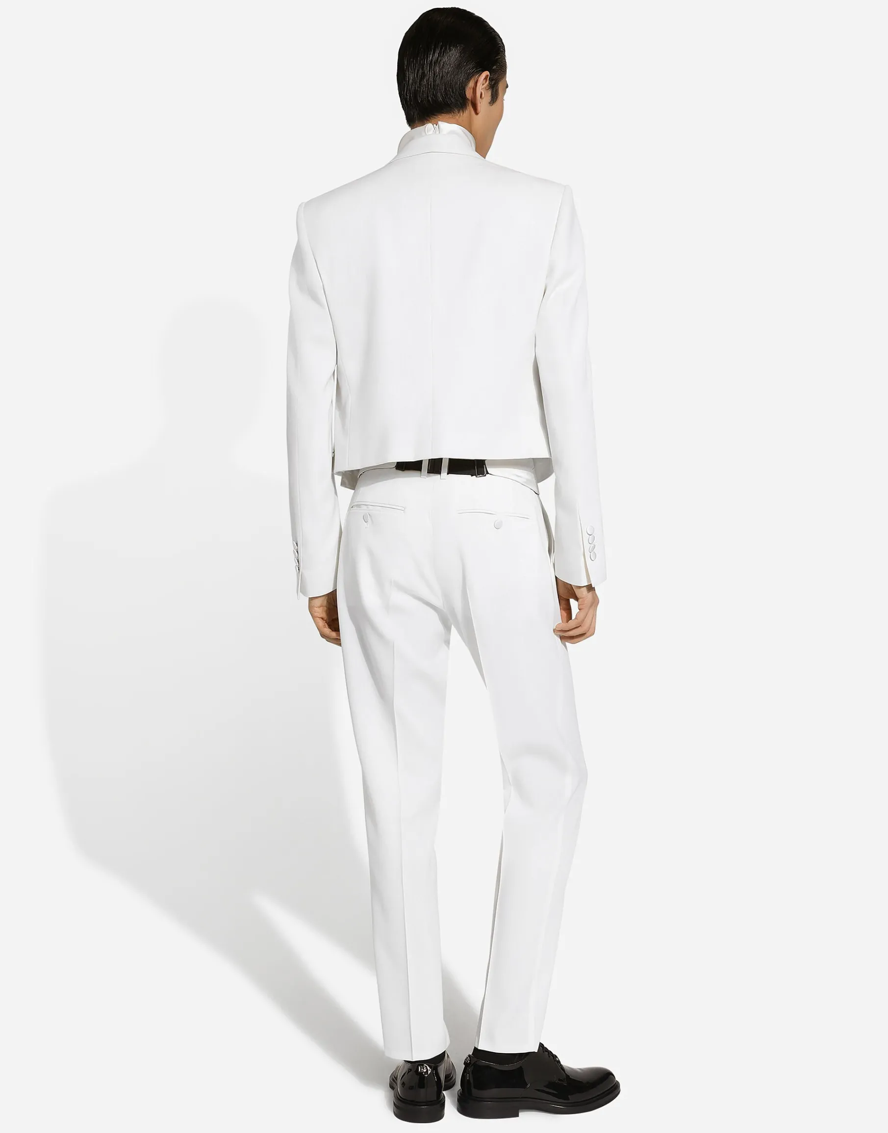 Single-breasted Sicilia-fit jacket with faux vest