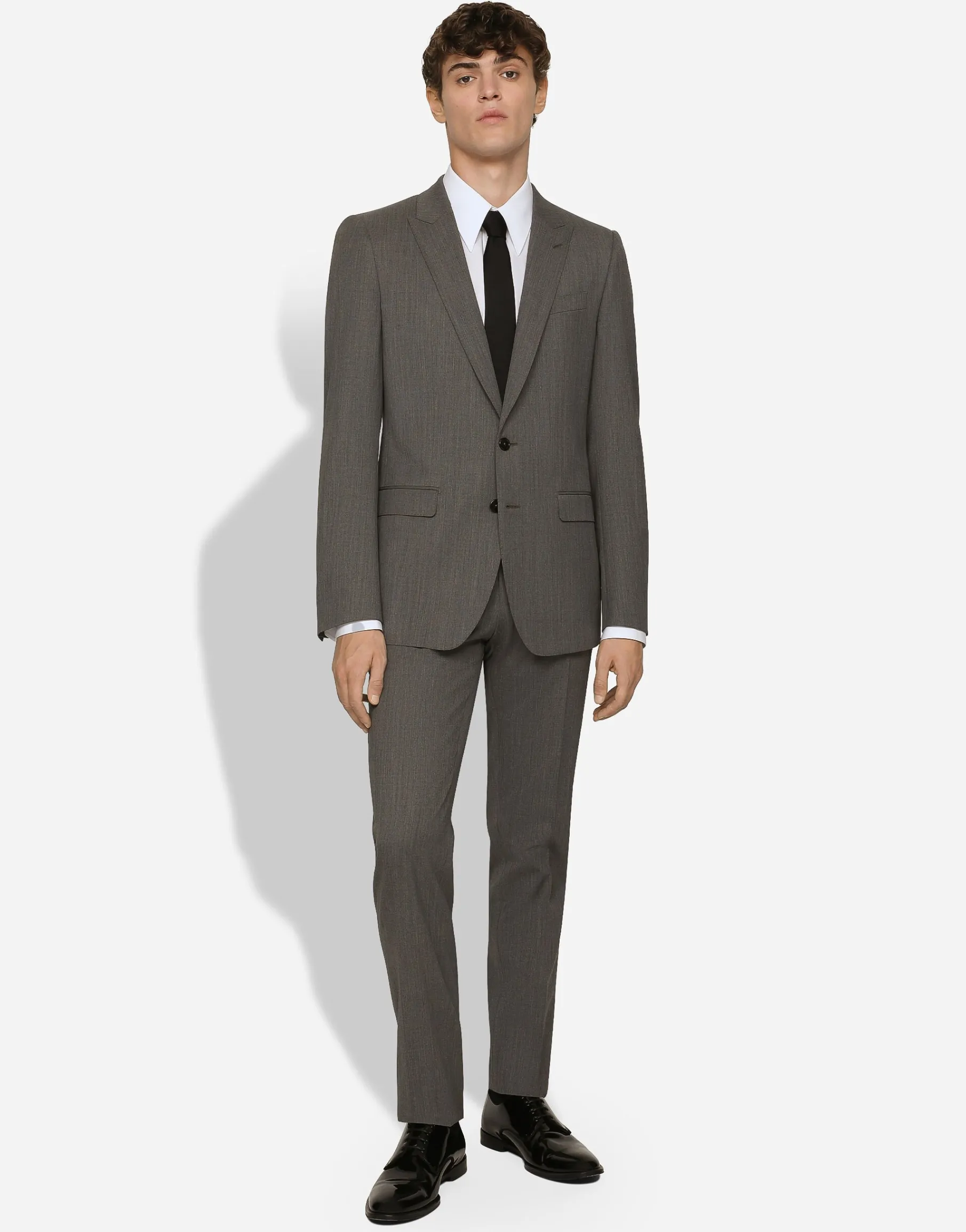 Single-breasted stretch wool Martini-fit suit