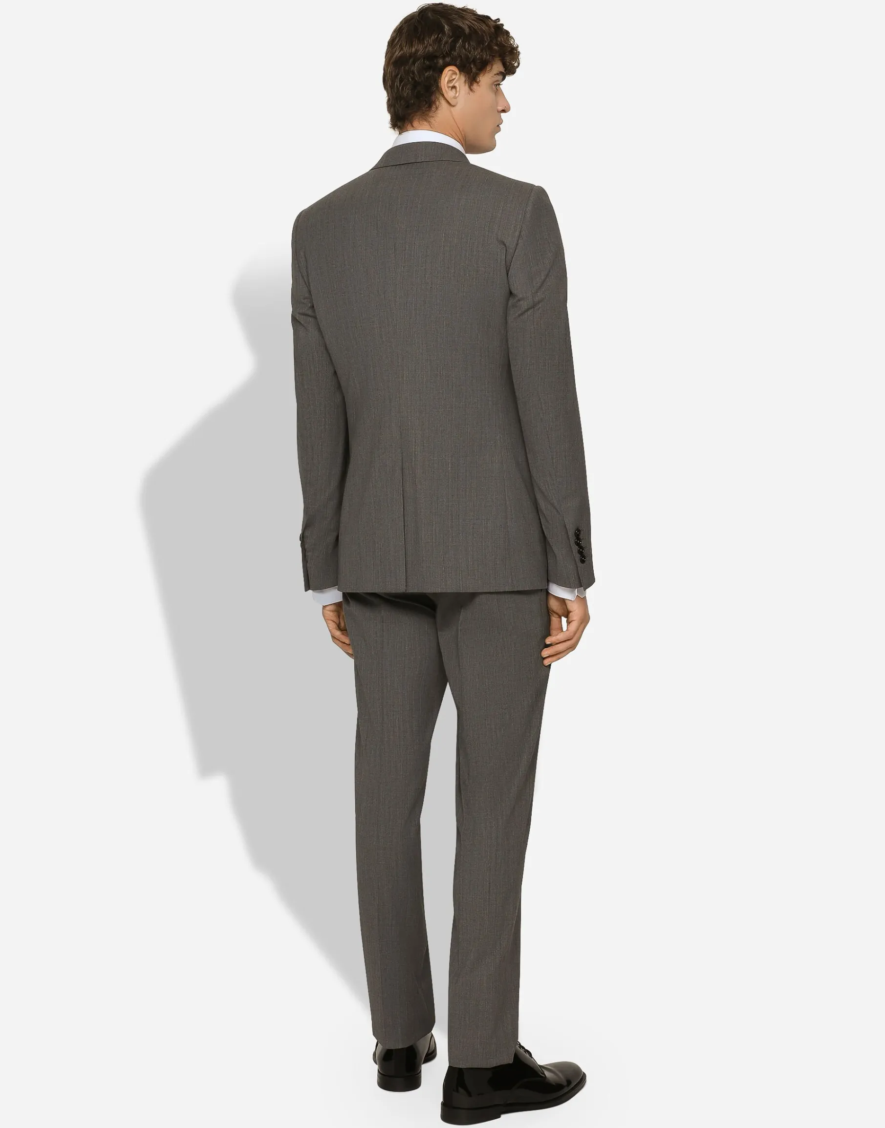 Single-breasted stretch wool Martini-fit suit