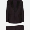 Single-breasted tuxedo suit