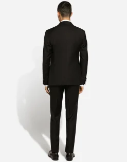 Single-breasted tuxedo suit