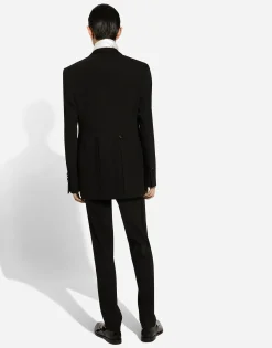Single-breasted tuxedo suit