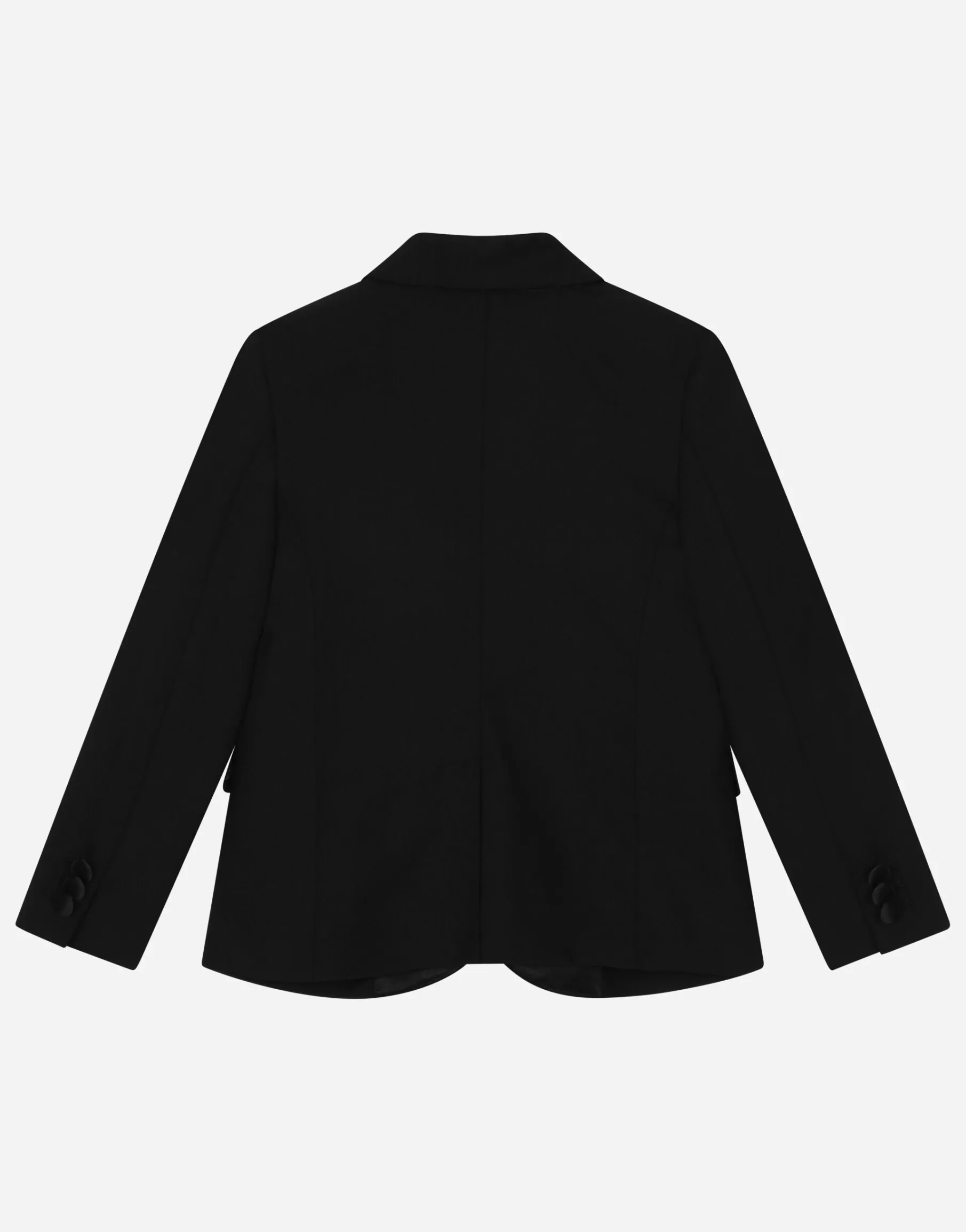 Single-breasted tuxedo suit in stretch wool