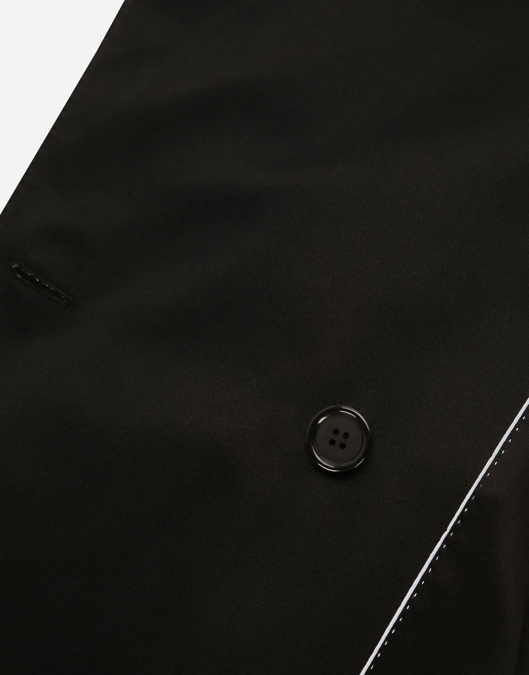Single-breasted wool and cashmere cape