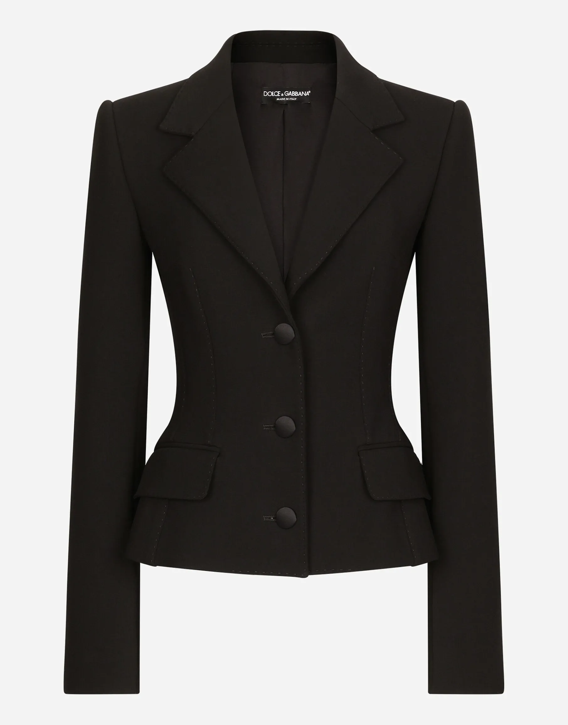 Single-breasted wool Dolce jacket