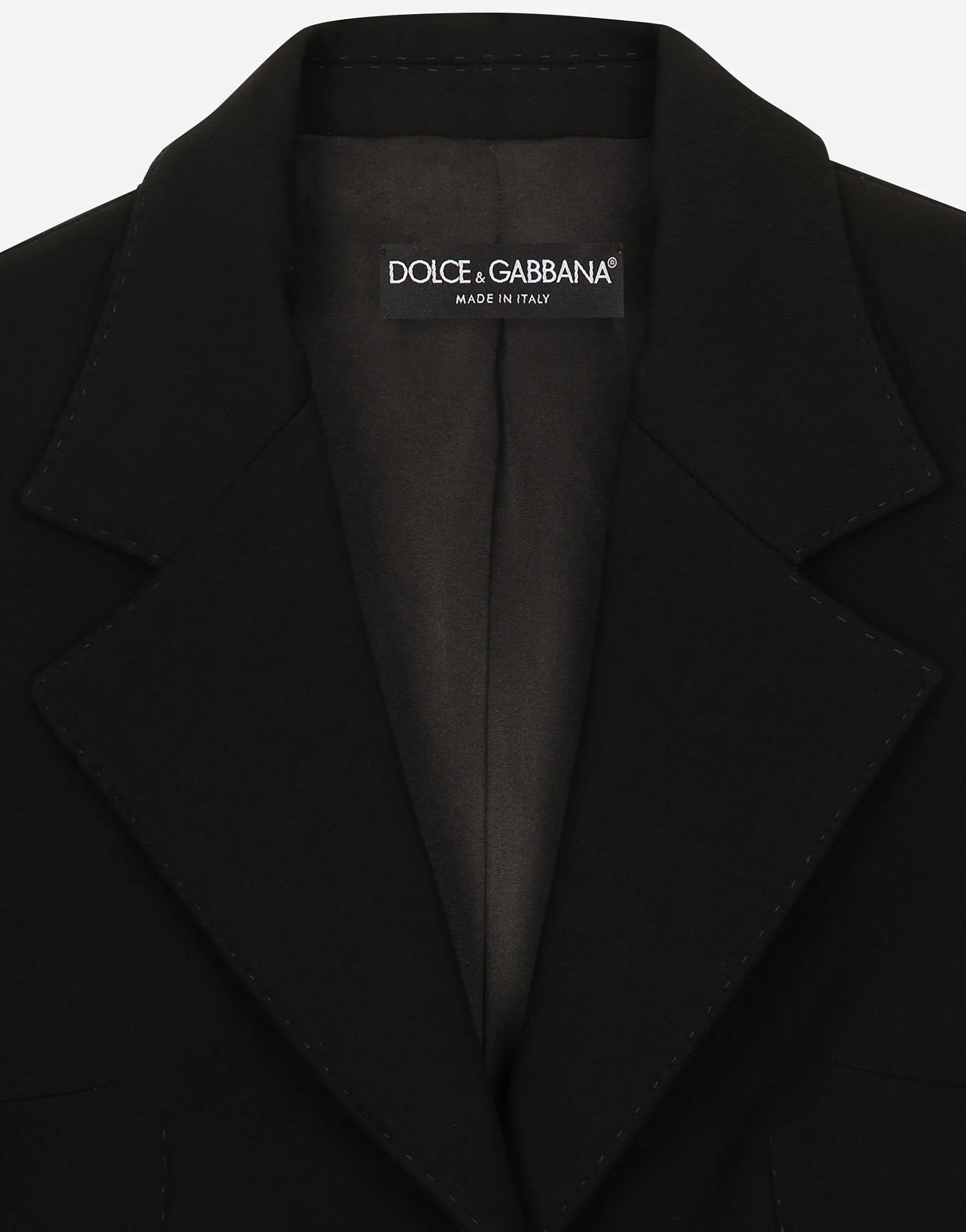 Single-breasted wool Dolce jacket