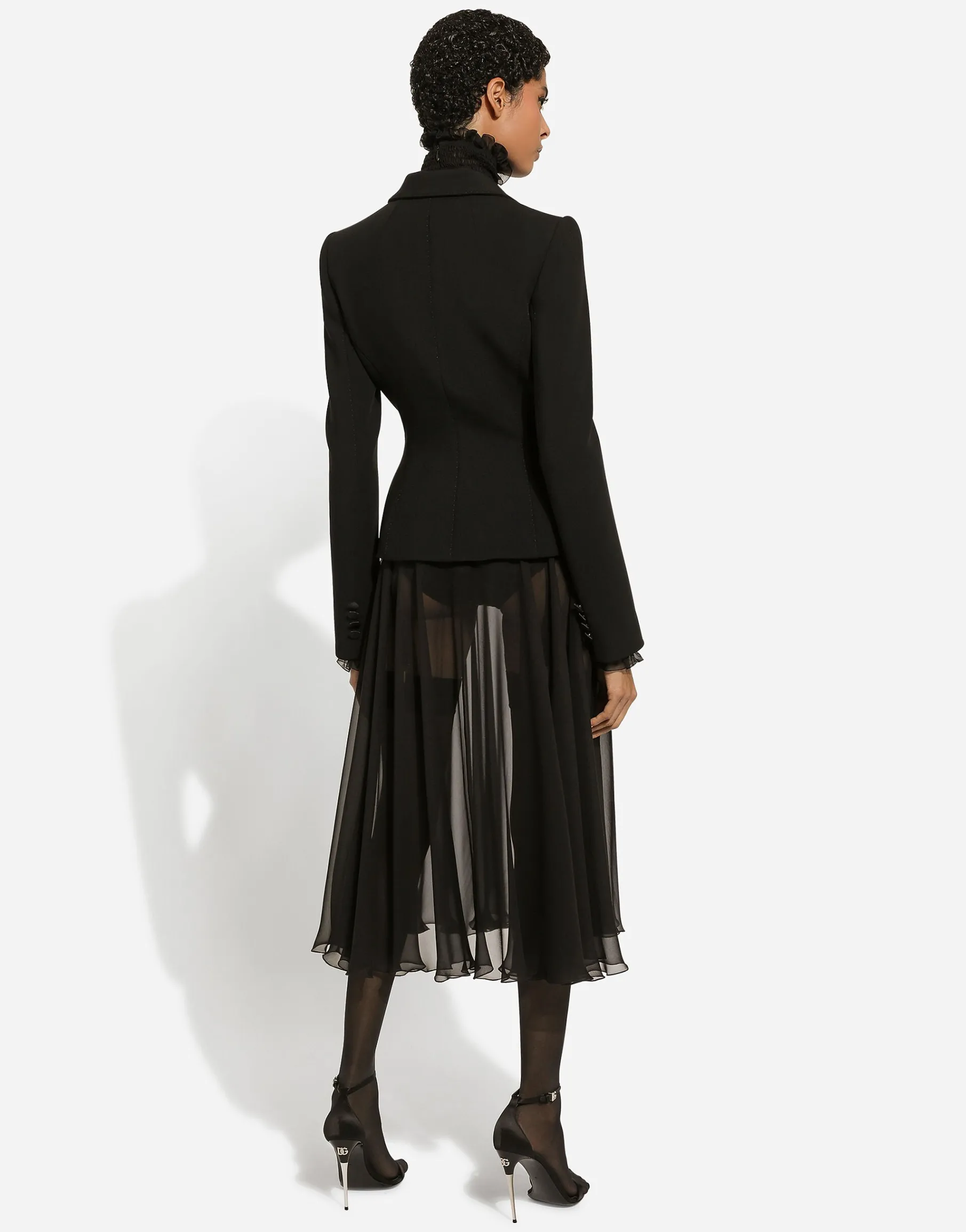 Single-breasted wool Dolce jacket